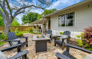 Chairs and a firepit for outdoor gatherings