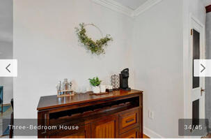 Cozy coffee station kitchen