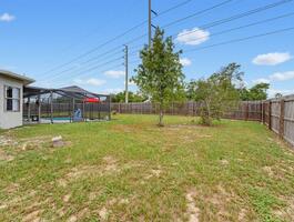 Expansive Fenced Backyard