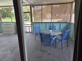screened in lanai
