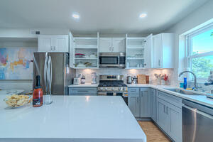 Spacious kitchen area