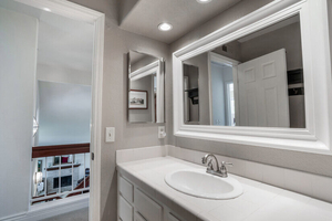 Upstairs Bathroom with Dedicated Makeup Area