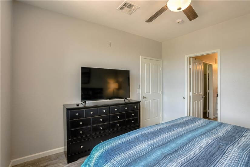 50 Smart TV in Master Bedroom