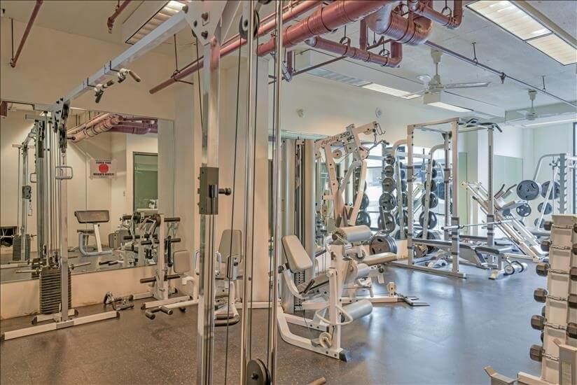 Full aerobic and weight room