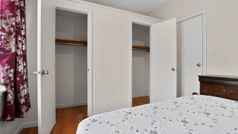 Bedroom with Spacious Closet and Ample Storage