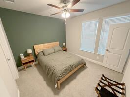 first floor bedroom with walk-in closet