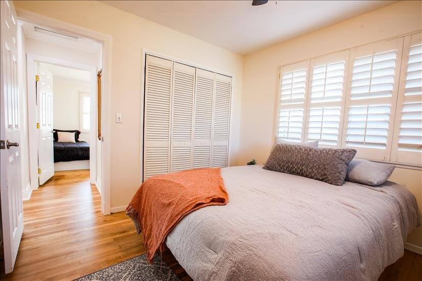Master bedroom with lots of natural light