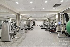 Second view of the gymnasium