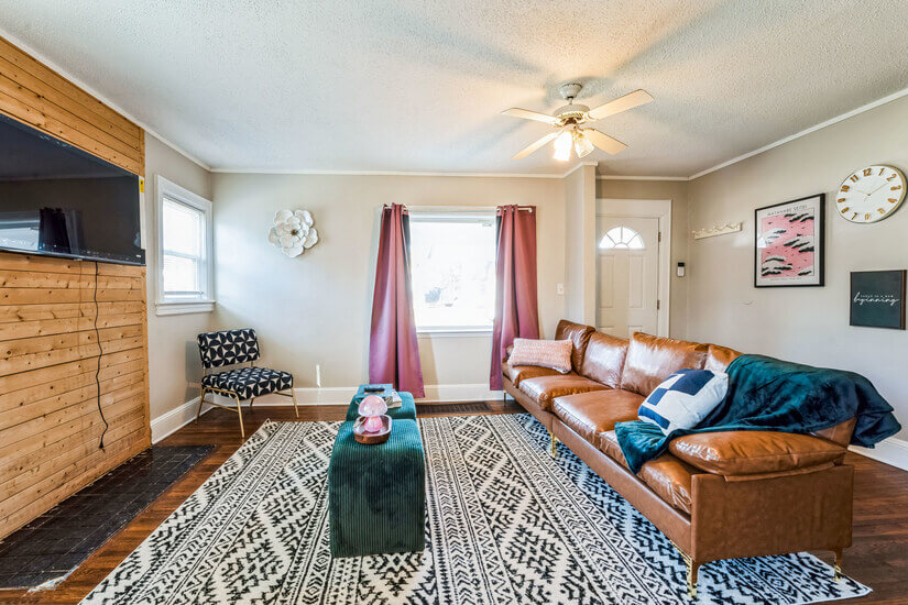 Charlotte Furnished Home with Office  