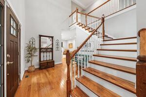 Grand two-story foyer