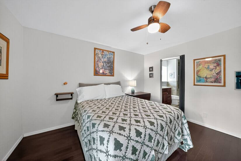 Primary Bedroom with bathroom view