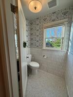 Downstairs powder room