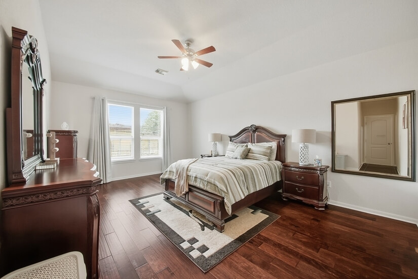 Primary bedroom view from entrance