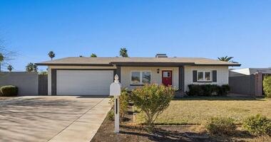 Front exterior of furnished Phoenix residence