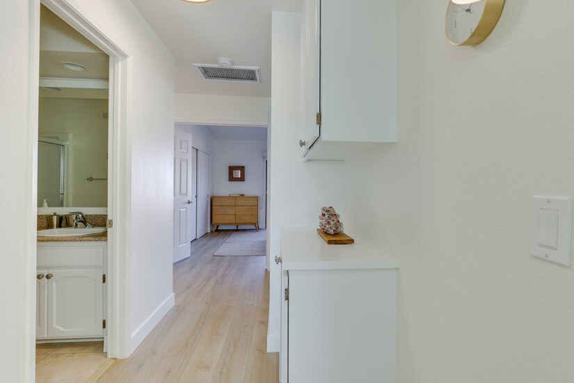 Opposite hallway view to Master bedroom