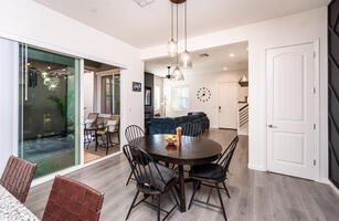 Eat In Area and View from Kitchen