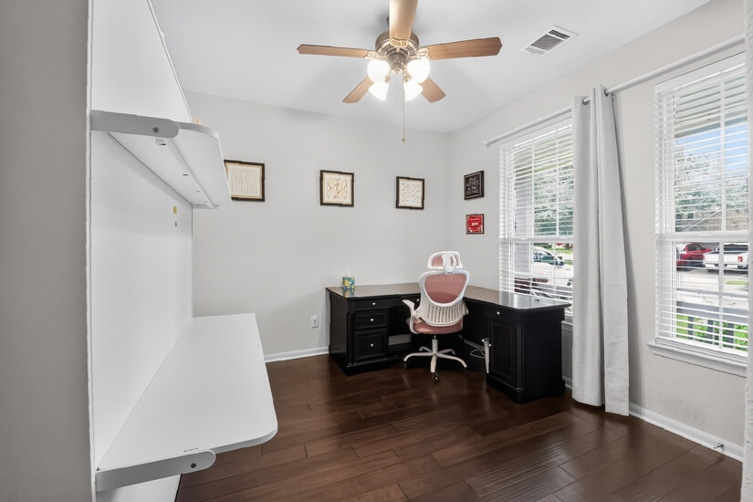 4th Bedroom, currently used as an office