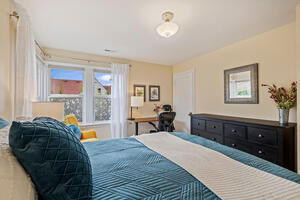 A big closet and dresser