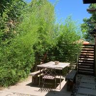 out door dining area