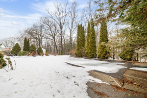 Private Backyard-Covered In-Ground Pool Area-Mature Landscap