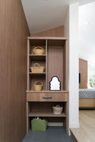 Built -in entry way closet