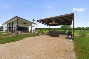Shared patio and the other house