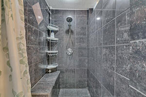 Large walk-in shower