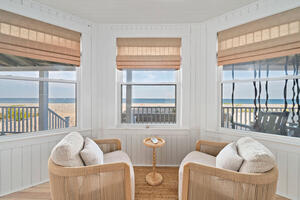 ocean view seating area