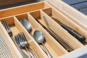 Silverware and utensils for meals at home