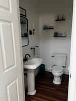 Half bath off the main living area