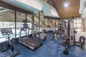 Gym in the common area