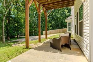Private patio area