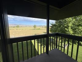 Balcony looking West off the master bedroom