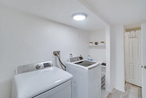 Second washer and dryer downstairs