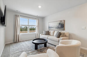 Unwind with a sleeper sofa, Nintendo Switch, and Smart TV