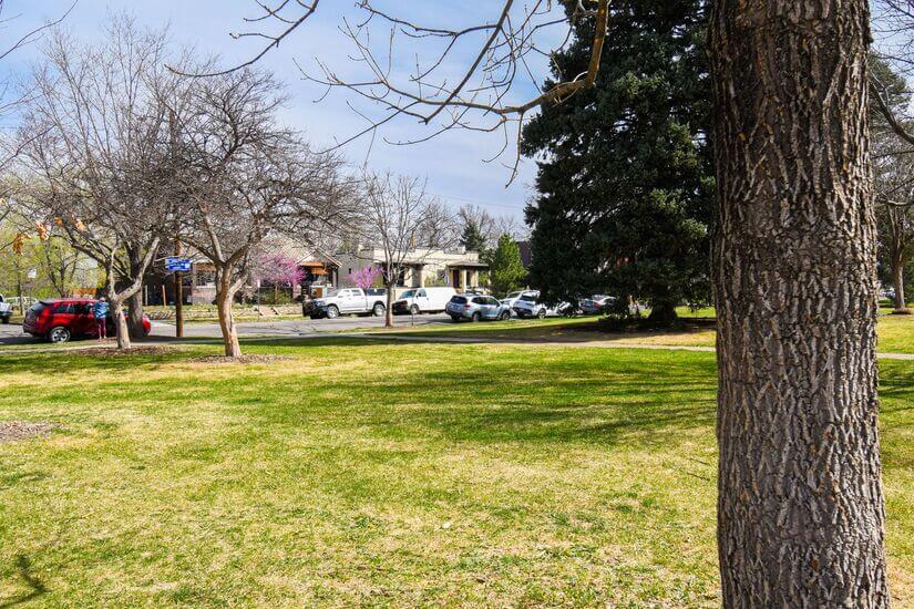 Green space across the street!