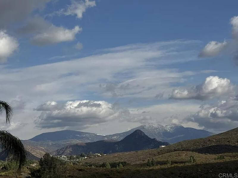 East mountain view of Mt. Cuyamaca and Eagle Peak