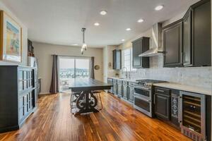 Kitchen and dining area