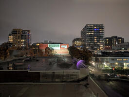 View from bedroom window