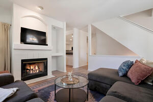 Binge TV while staying warm by the fire