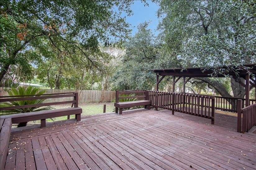 Deck off the master bedroom
