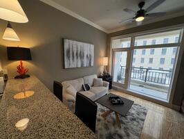 Kitchen view into Living Room