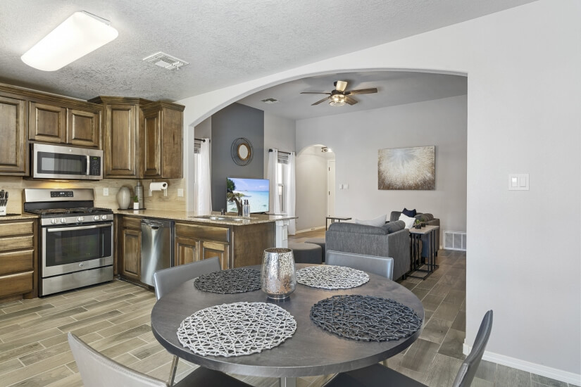 Kitchen view from dinning area 3