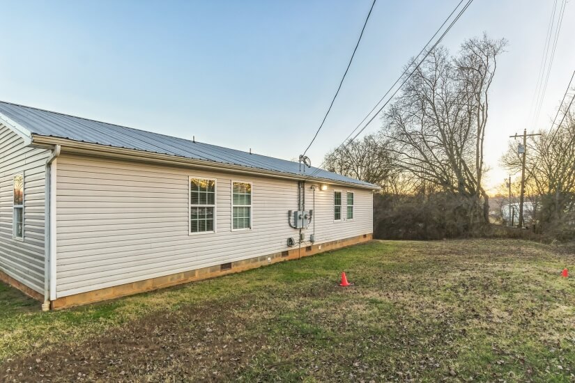 Green Area behind the home