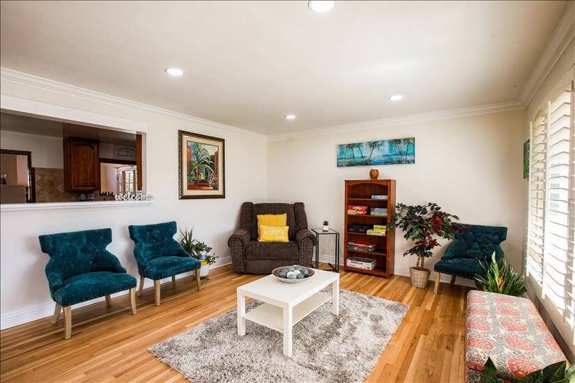 Enjoy an evening of playing games in this room