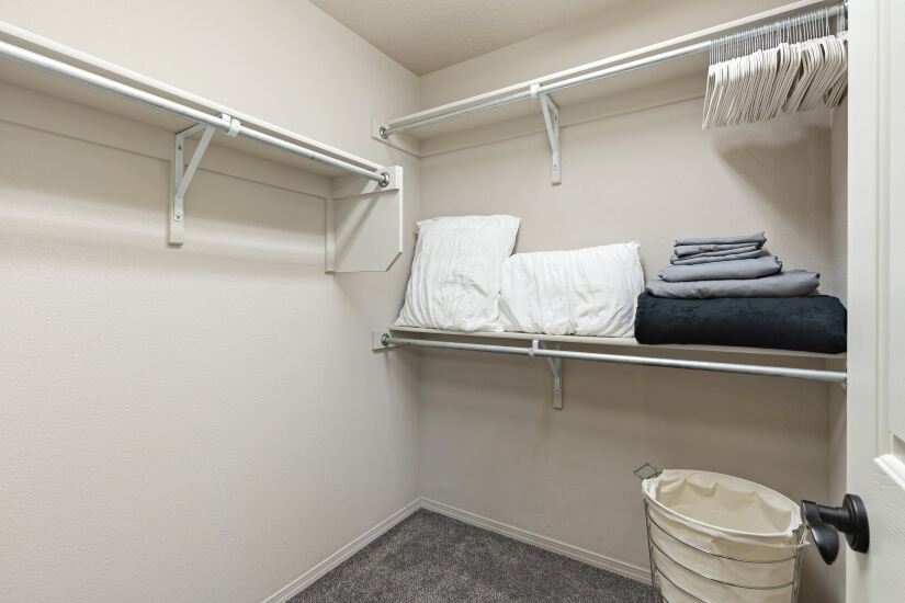 Master walk in closet