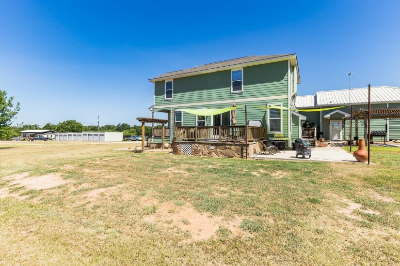 Close to town in the country