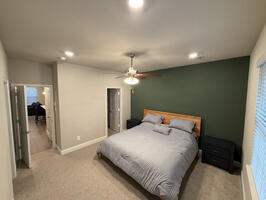 second floor suite. king bed. 10inch serta memory foam/coil