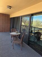 covered 30 foot balcony