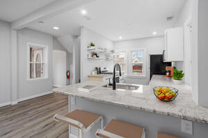 Modern fully equipped kitchen